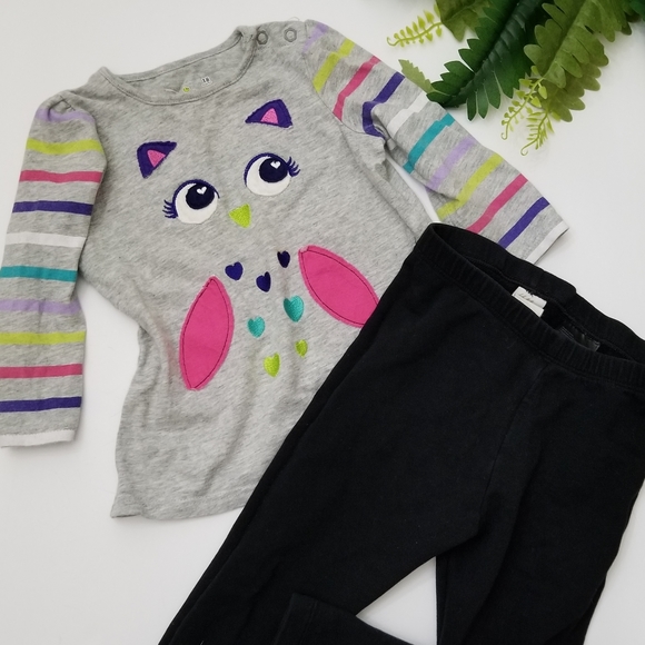 jumping beans Other - MIXED BRAND SHIRT LEGGING SET 18M 1-2 yrs